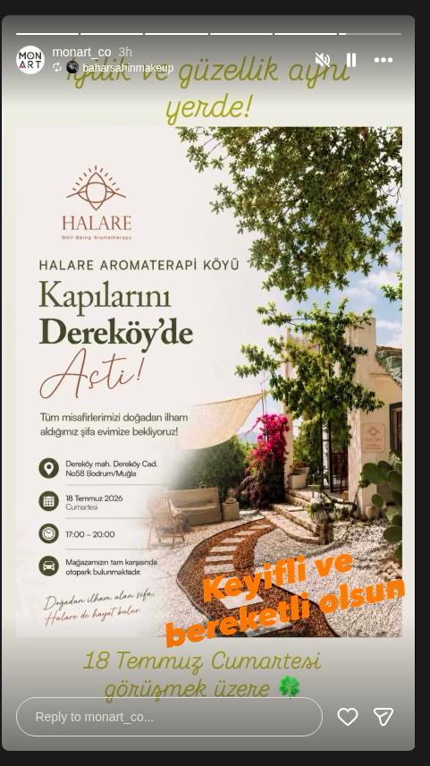 Halare Aromaterapi Köyü Açılışı