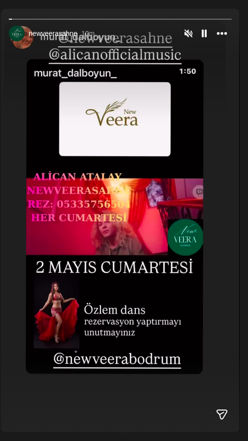 Alican Atalav Etkinlik afişi