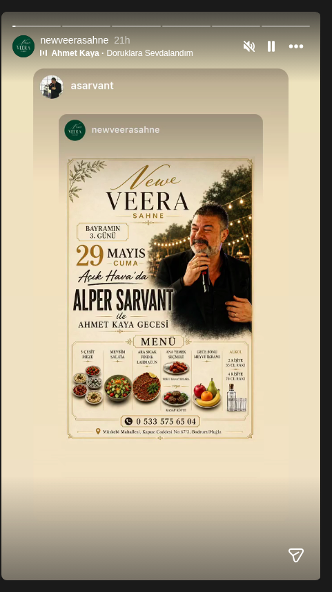 Alper Sarvant ile Ahmet Kaya Gecesi Etkinlik afişi