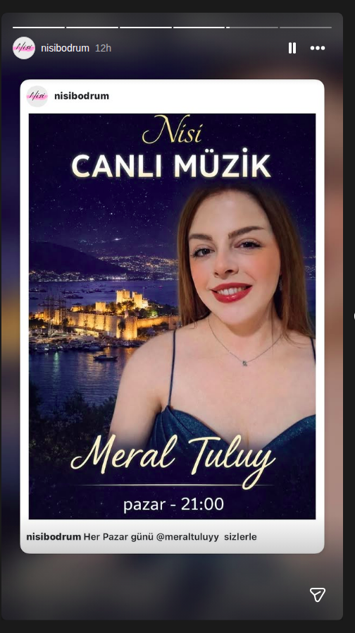 Meral Tuluy Etkinlik afişi