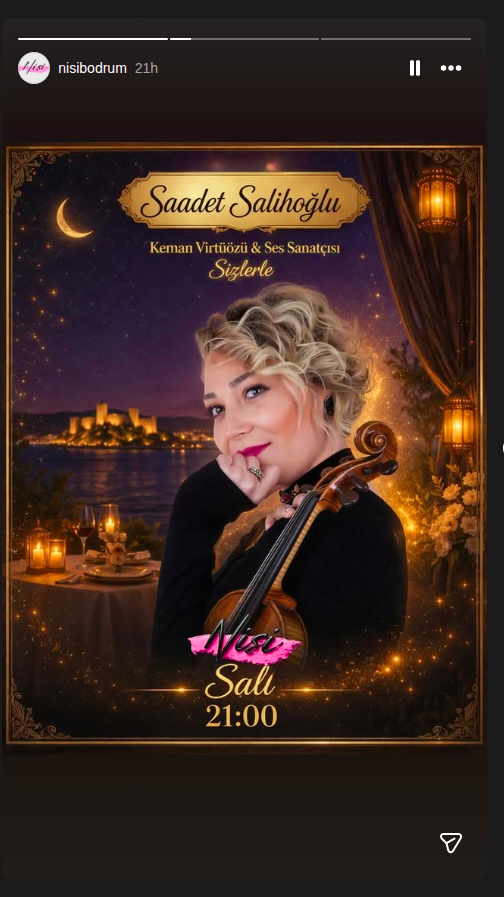 Saadet Salihoğlu Etkinlik afişi