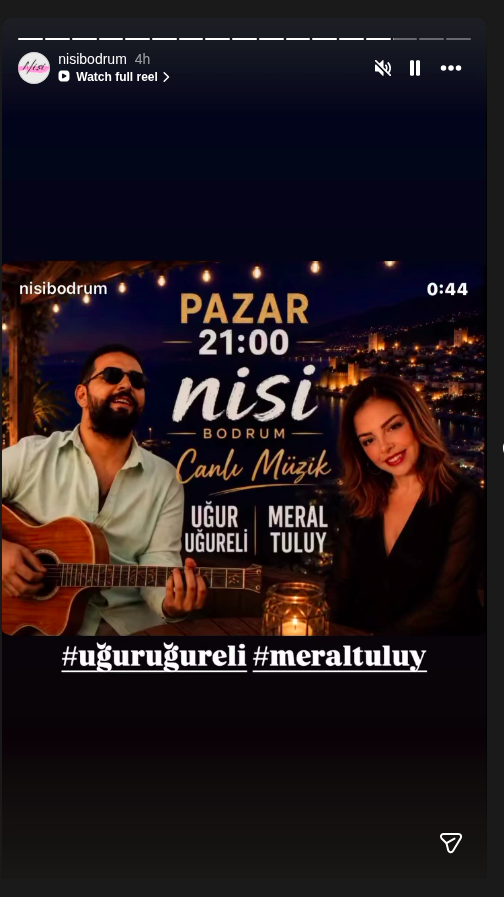 Uğur Uğureli & Meral Tuluy — Canlı Müzik Etkinlik afişi