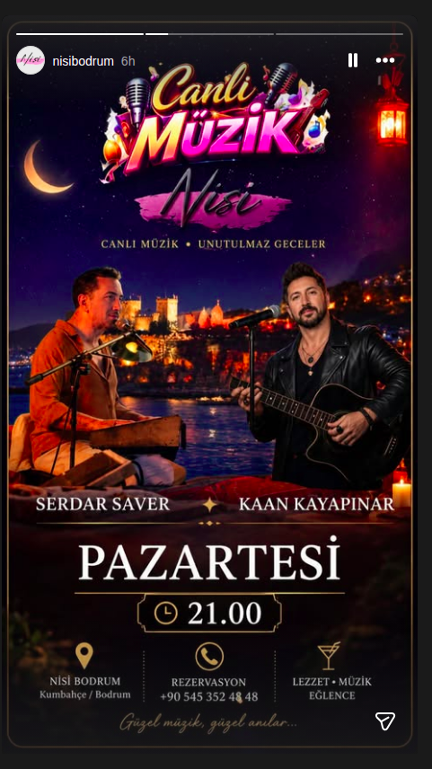 Erdar Saver ve Kaan Kayapınar Etkinlik afişi