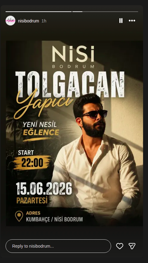 Tolgacan Yapıcı Etkinlik afişi