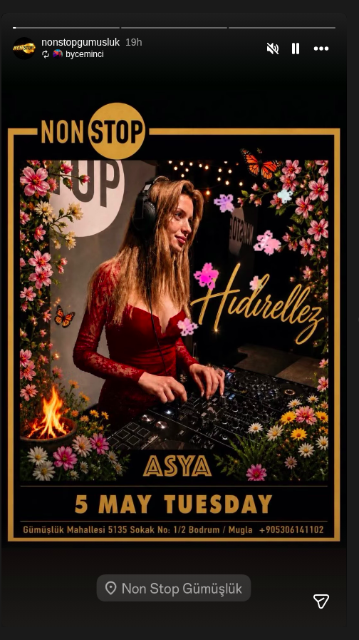 Asya — DJ Set Etkinlik afişi