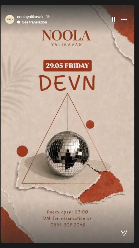 Devn DJ Set Etkinlik afişi