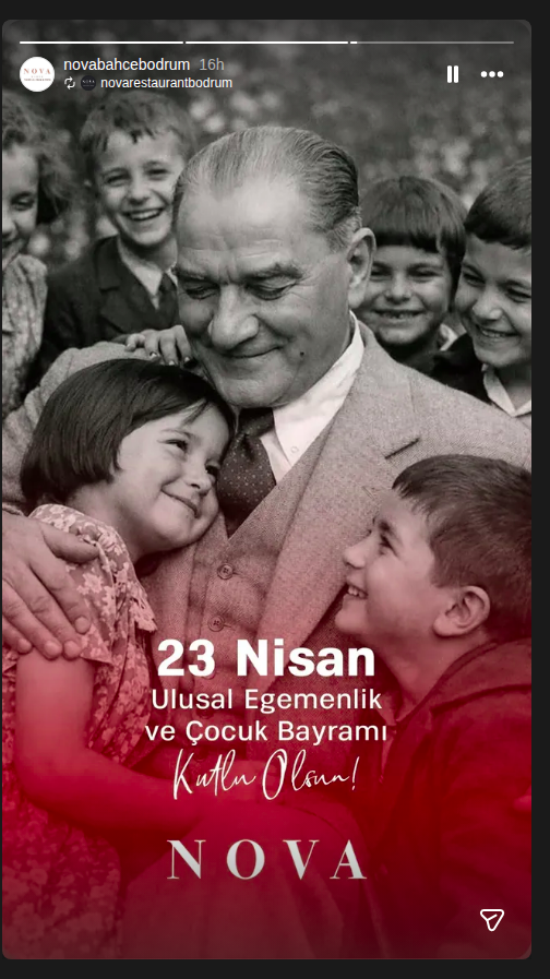 Ulusal Egemenlik ve Çocuk Bayramı Etkinlik afişi