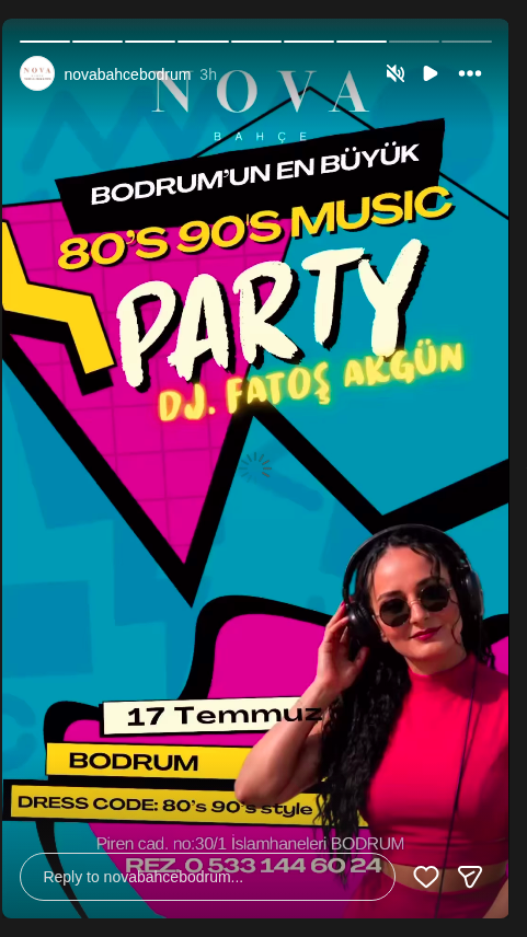 Fatoş Akgün - 80's & 90's Music Party