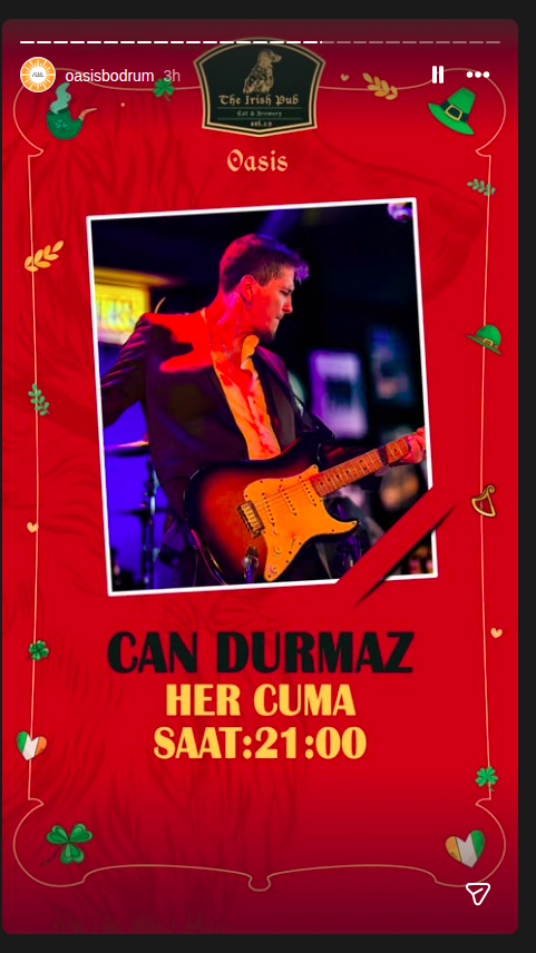 Can Durmaz - Canlı Müzik Etkinlik afişi