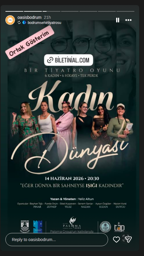 Kadın Dünyası — Pinak Etkinlik afişi