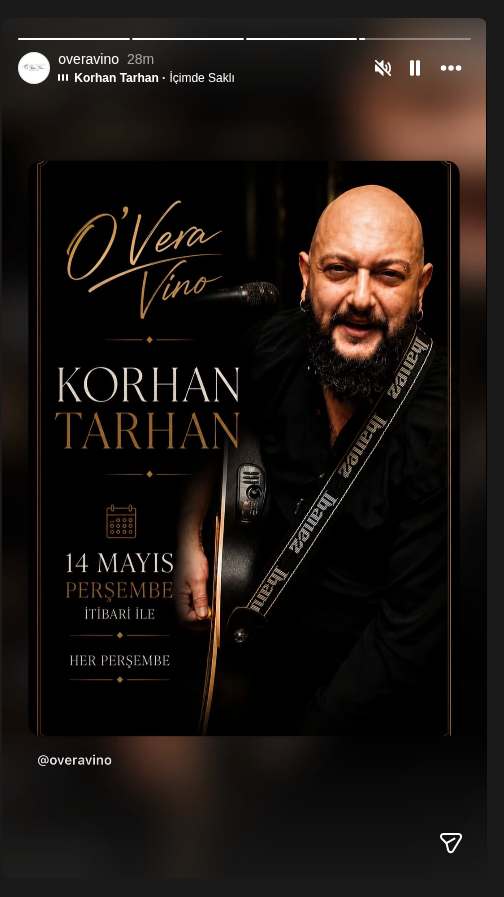 Korhan Tarhan - İçimde Saklı Etkinlik afişi