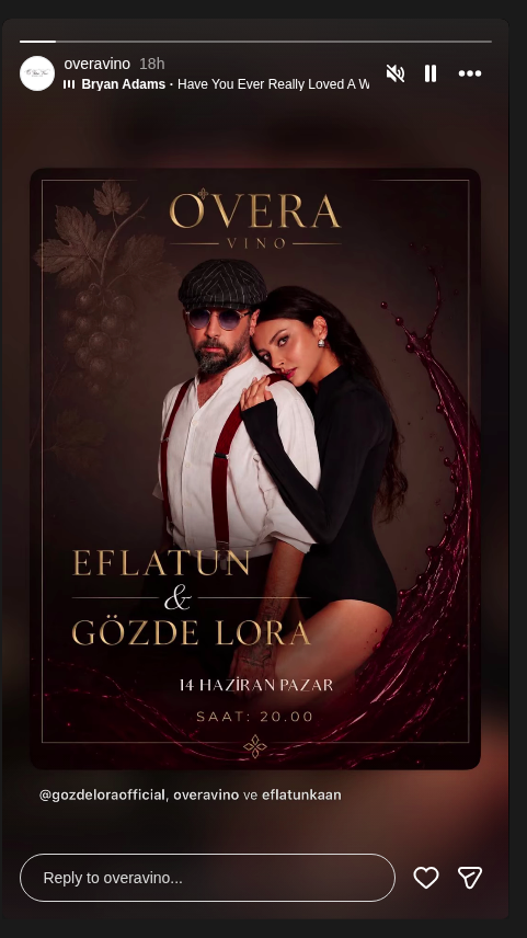 Eflatun & Gözde Lora Etkinlik afişi