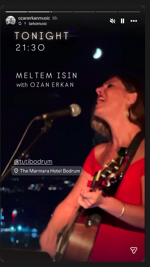 Meltem Işın & Ozan Erkan — The Marmara Bodrum Etkinlik afişi