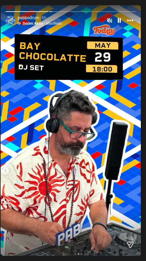Bay Chocolatte DJ Set Etkinlik afişi