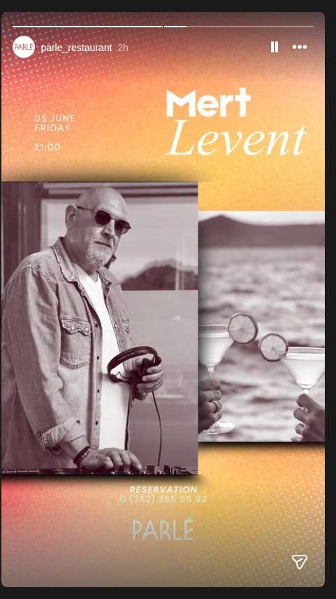 Mert Levent Etkinlik afişi