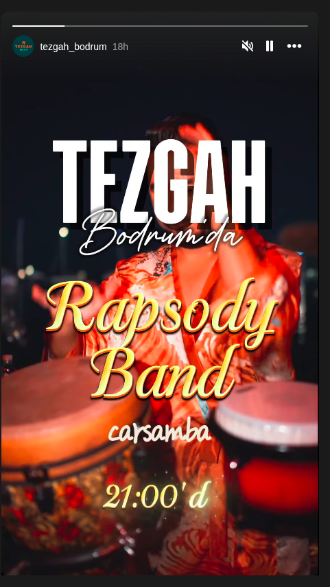 Rapsody Band Etkinlik afişi