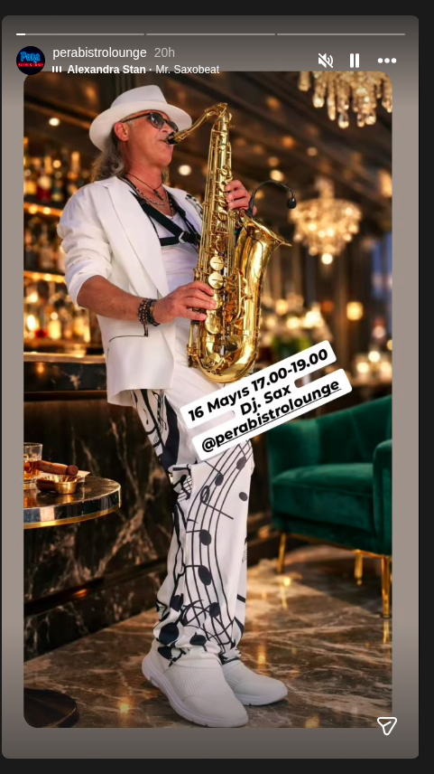 Alexandra Stan — DJ Sax Performance Etkinlik afişi