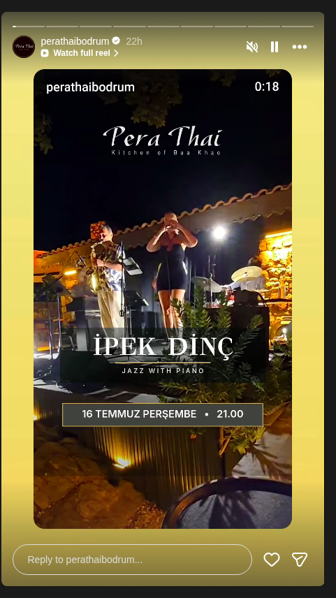 İpek Dinç ile Jazz & Pop Gecesi Etkinlik afişi