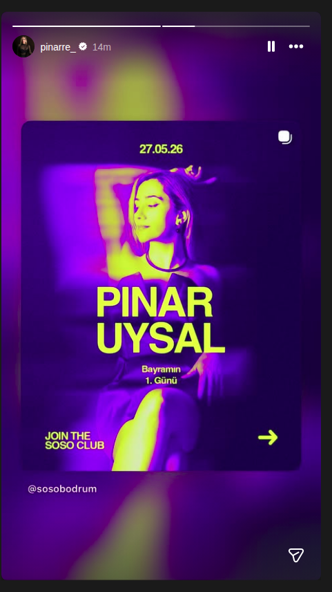 Pınar Uysal Etkinlik afişi