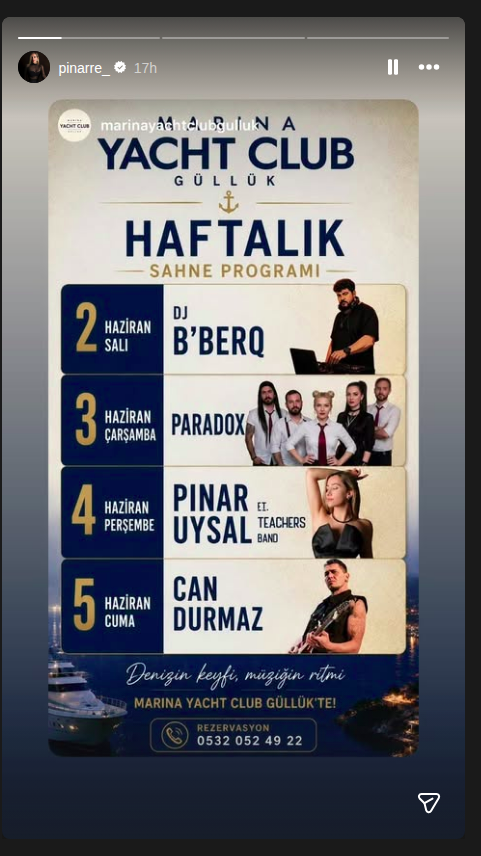 Paradox — Marina Yacht Club Güllük Etkinlik afişi