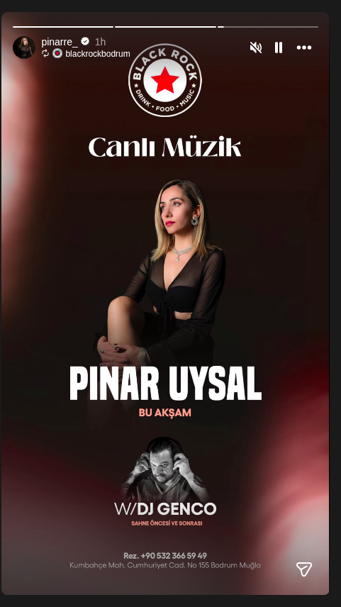 Pınar Uysal - Canlı Müzik Etkinlik afişi