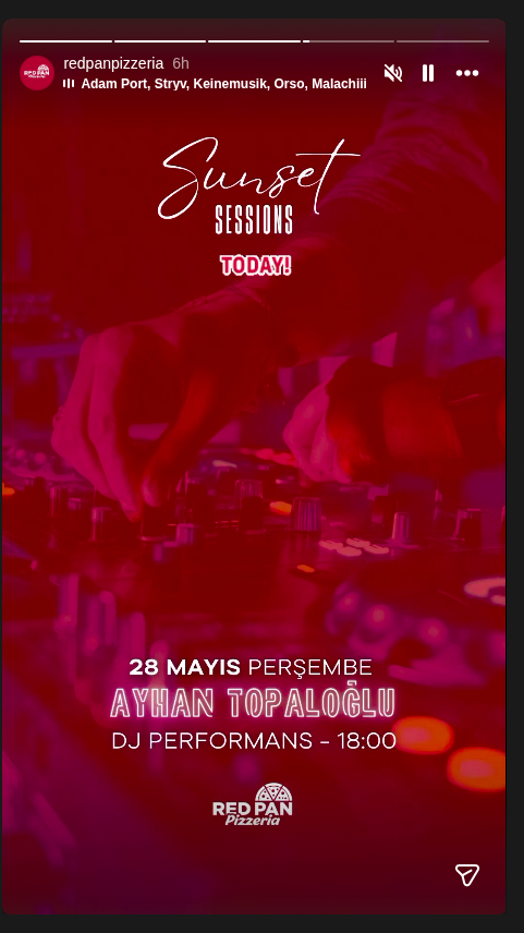 Ayhan Topaloğlu — Sunset Sessions Etkinlik afişi