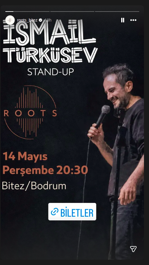 İsmail Türküsev Stand-Up Etkinlik afişi