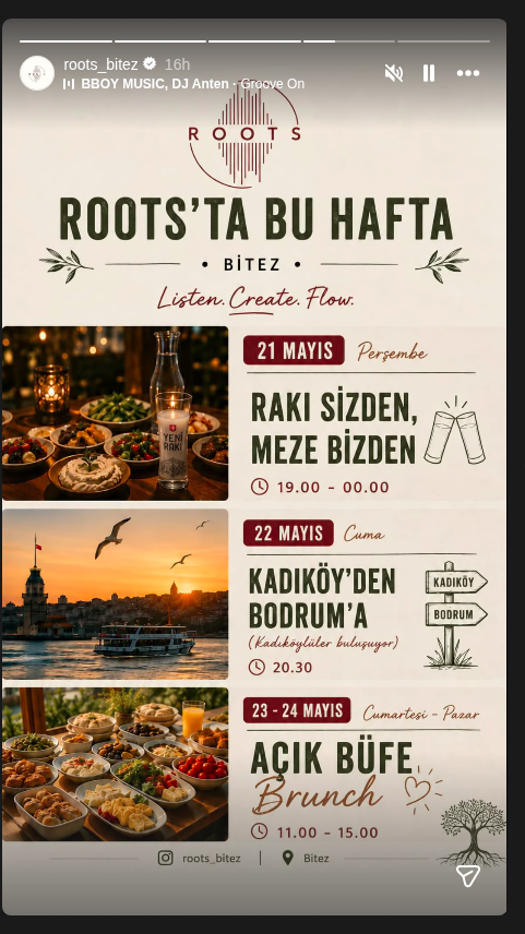 Açık Büfe Brunch Etkinlik afişi