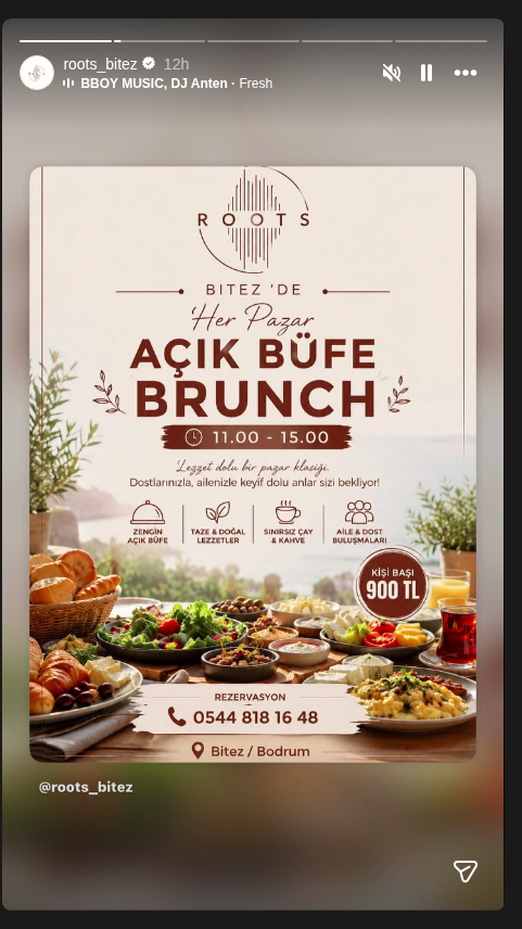 Açık Büfe Brunch Etkinlik afişi