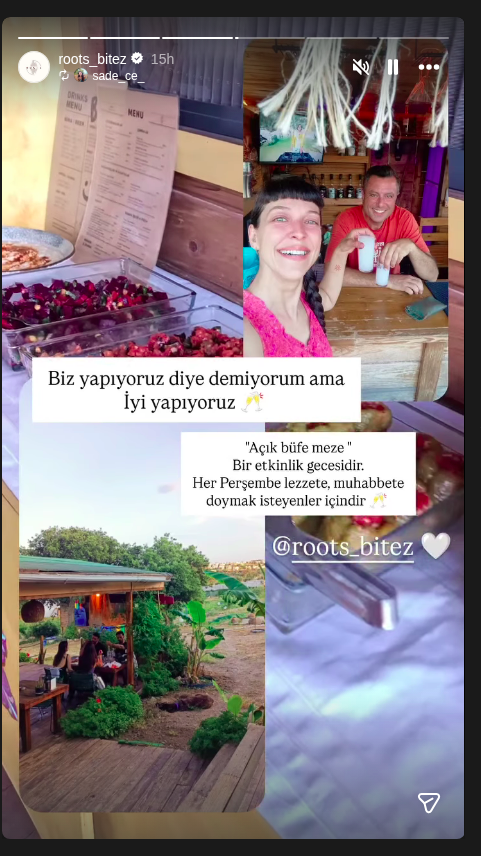 Açık Büfe Meze - Her Perşembe Etkinlik afişi