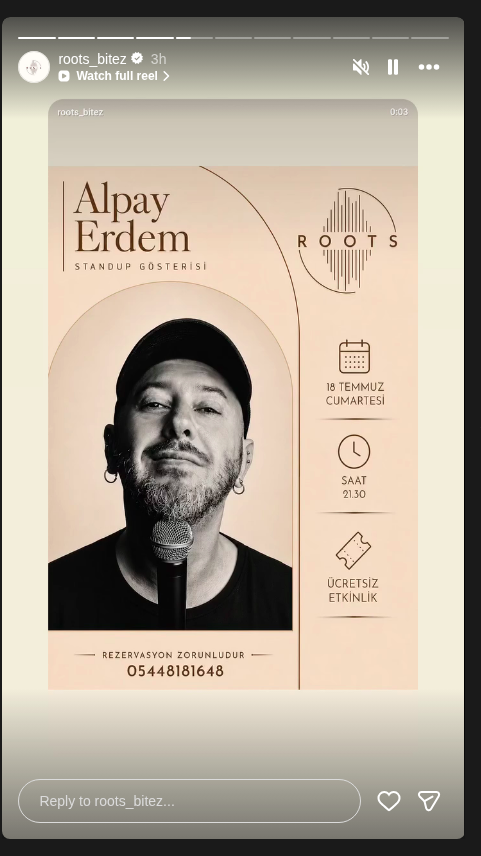 Alpay Erdem - Stand-Up Gösterisi Etkinlik afişi