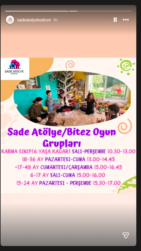 17-48 Ay Oyun Grubu Etkinlik afişi