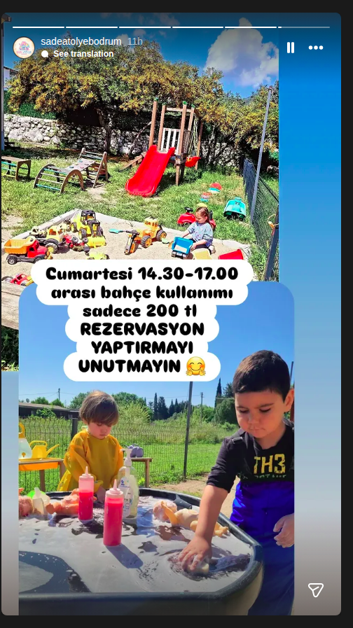 Bahçe Kullanımı Etkinlik afişi