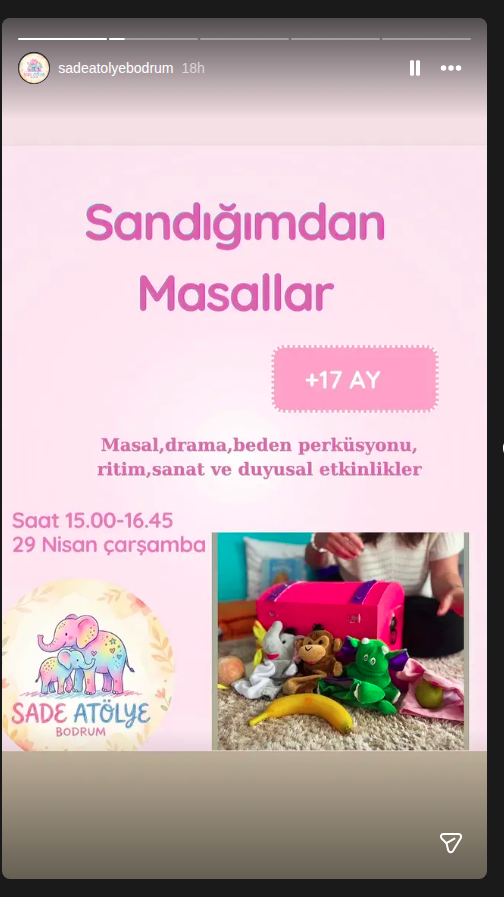 Sandığımdan Masallar Etkinlik afişi