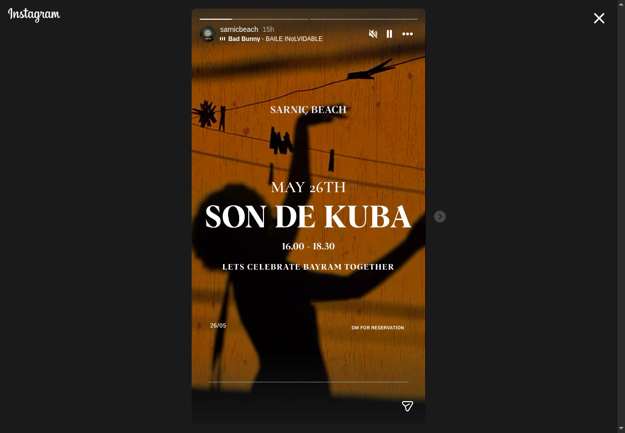 Son de Kuba Etkinlik afişi