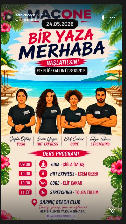 HIIT Express — Bir Yaza Merhaba Etkinlik afişi