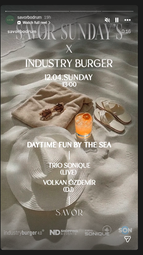 Trio Sonique — Savor Sundays Etkinlik afişi