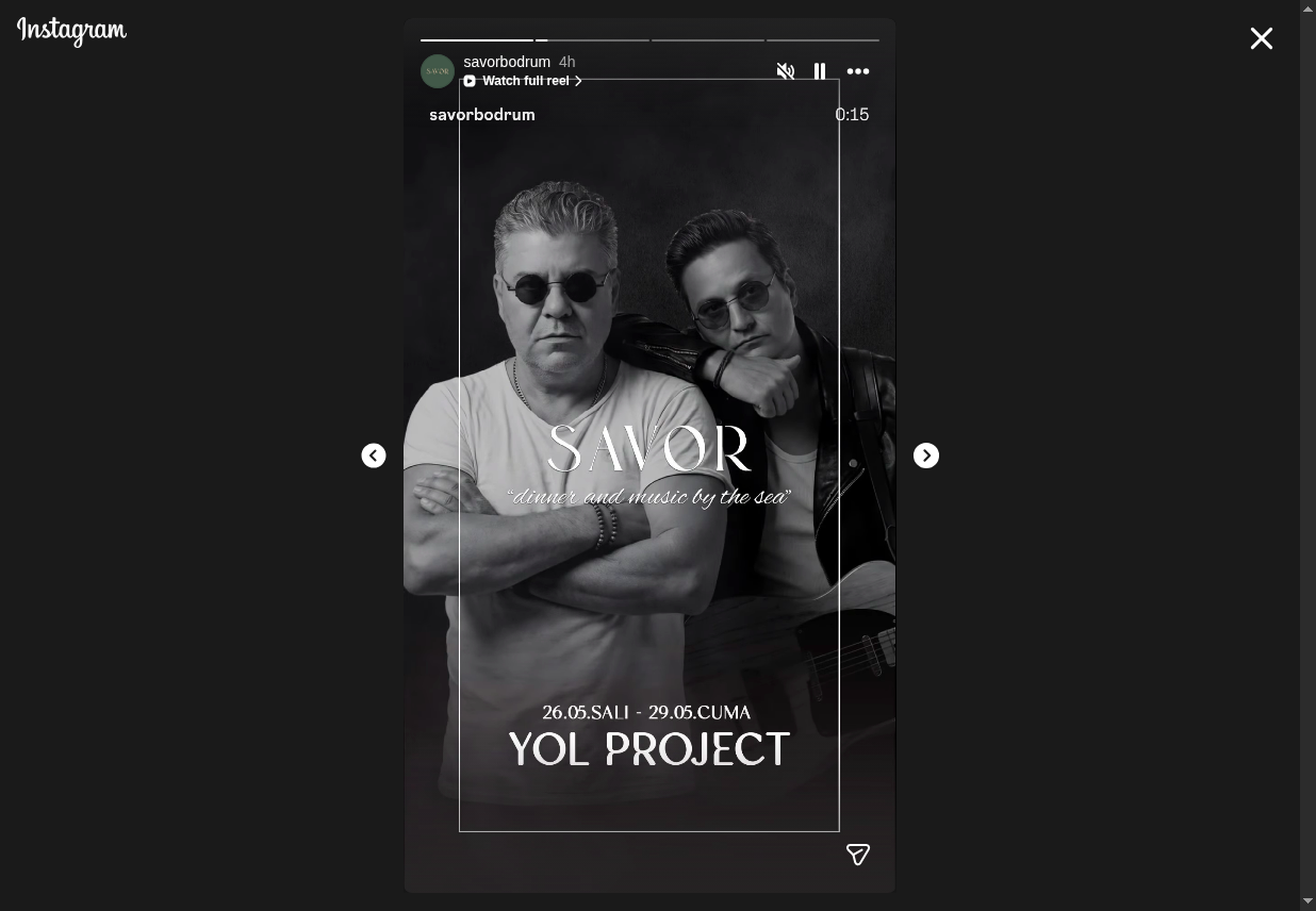Yol Project — Savor Etkinlik afişi