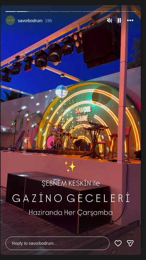 Gazino Geceleri — Şebnem Keskin Etkinlik afişi