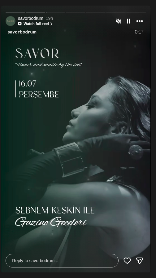 Şebnem Keskin — Savor Temmuz Sahnesi Etkinlik afişi