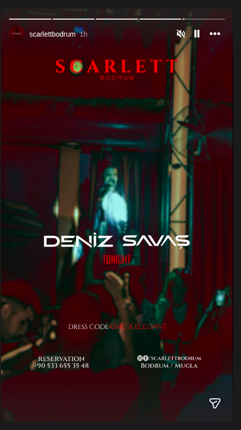 Deniz Savaş DJ Set Etkinlik afişi