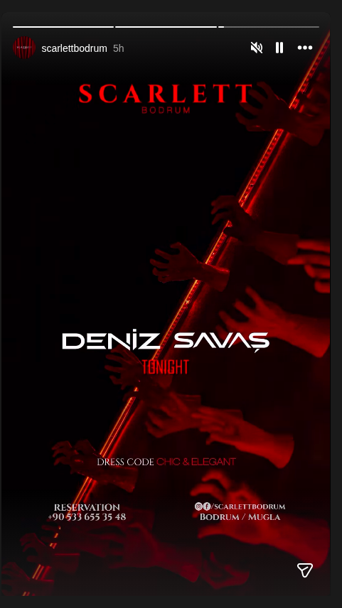 Deniz Savaş Etkinlik afişi