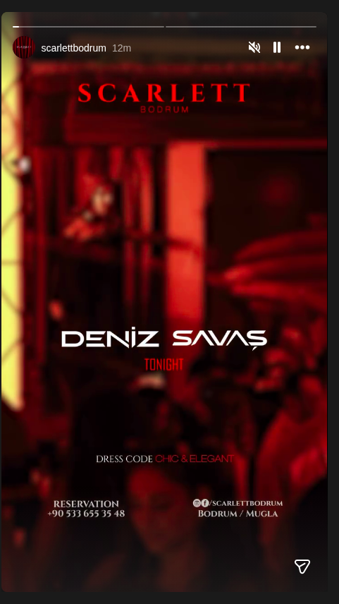 Deniz Savaş DJ Set Etkinlik afişi