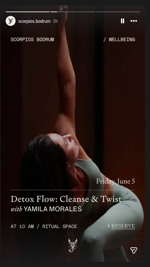 Detox Flow: Cleanse & Twist — Scorpios Bodrum Etkinlik afişi