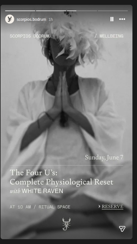 White Raven — Complete Physiological Reset Etkinlik afişi