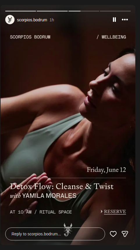 Yamila Morales — Detox Flow Etkinlik afişi