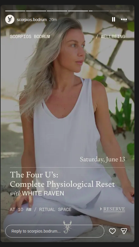 The Four U's — Tam Fizyolojik Reset (White Raven) Etkinlik afişi