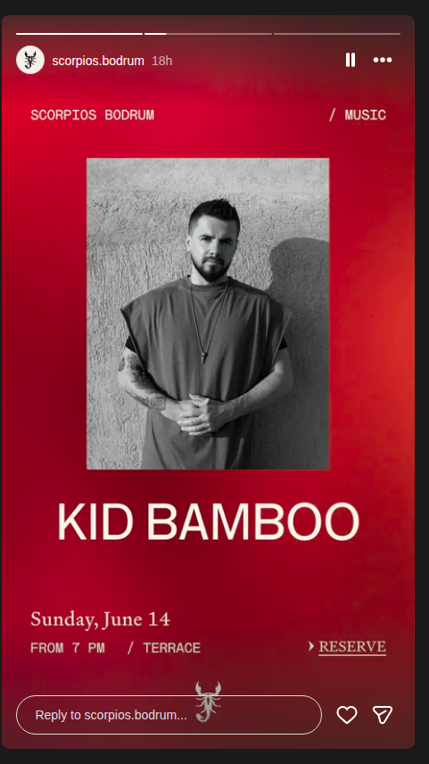 Kid Bamboo Etkinlik afişi