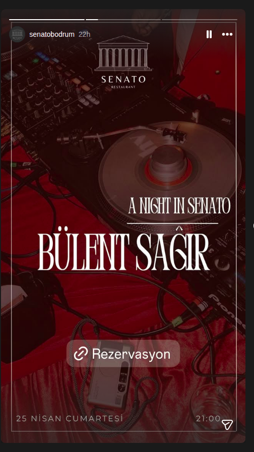 Bülent Sağır – DJ Set Etkinlik afişi