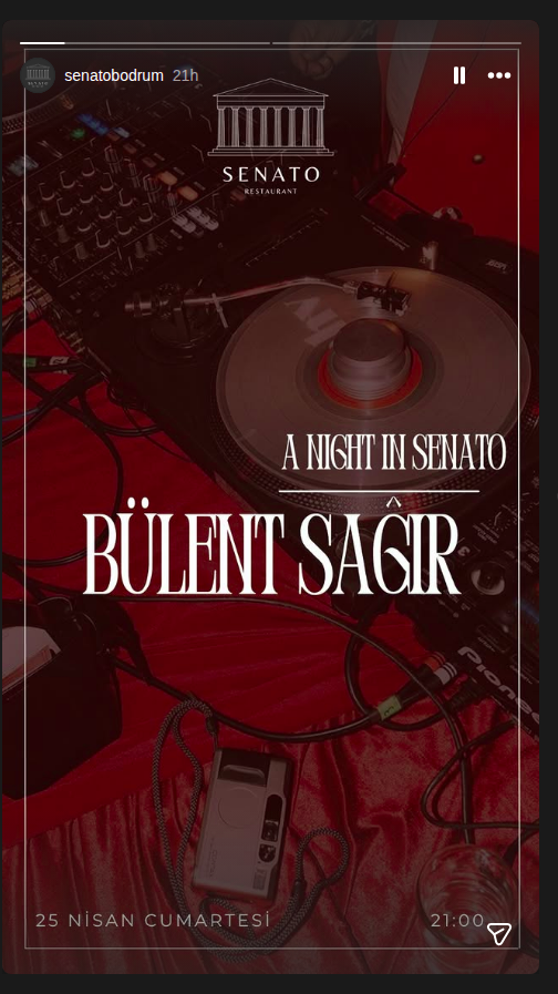 Bülent Sağır Etkinlik afişi